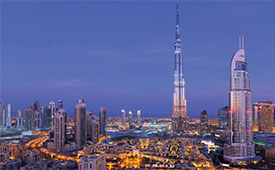 B+W awarded The  Address Hotel Downtown, Dubai
